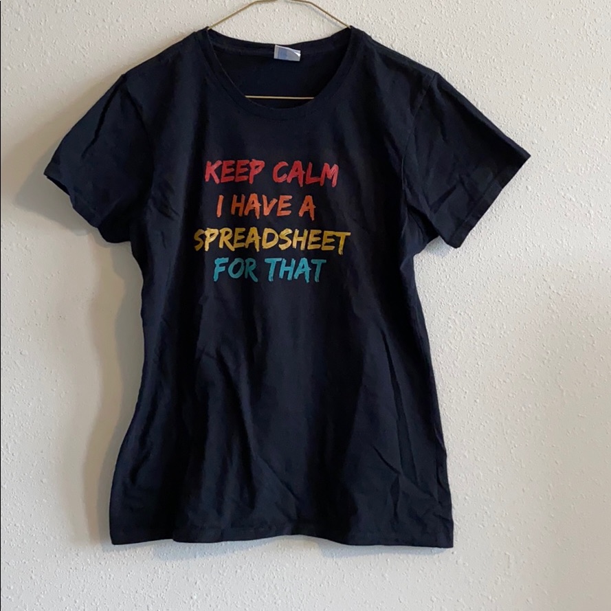 Spreadsheet Tshirt